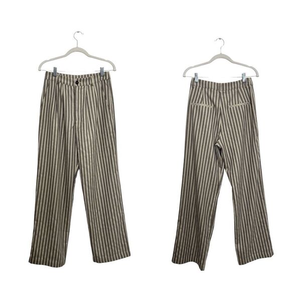 NEW Reformation Mason Pant in Slate Stripe - Picture 10 of 12